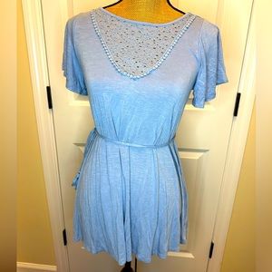 Jessica Simpson Maternity Blue Blouse size Small